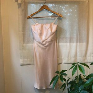 Strapless Pink Silk Dress